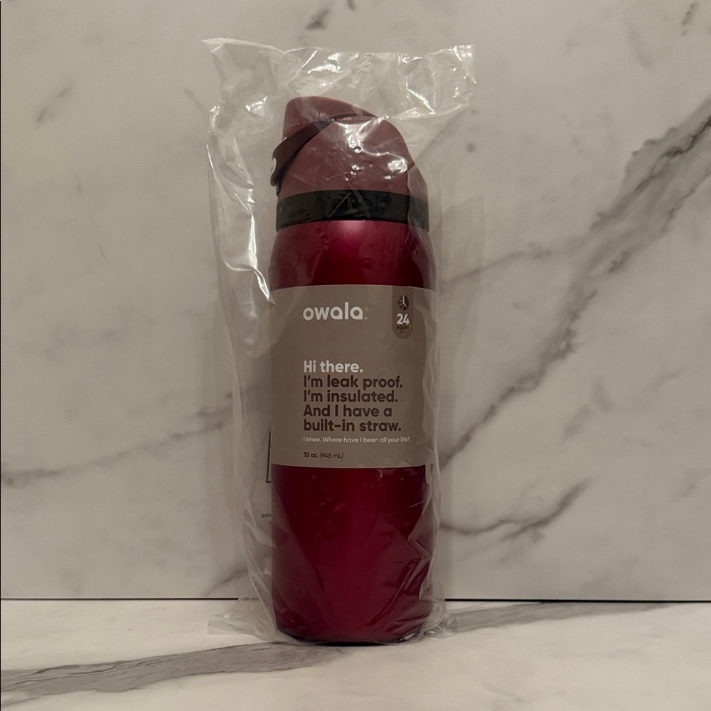 Owala *Metallic Red* Special Edition
32oz Stainless Steel FreeSip Sway